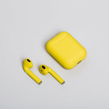 Load image into Gallery viewer, Yellow Earbuds + Case
